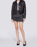 JUSTE LEATHER TRUCKER JACKET image number null